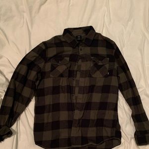 Men’s Large Vans Button Down Flannel Shirt
